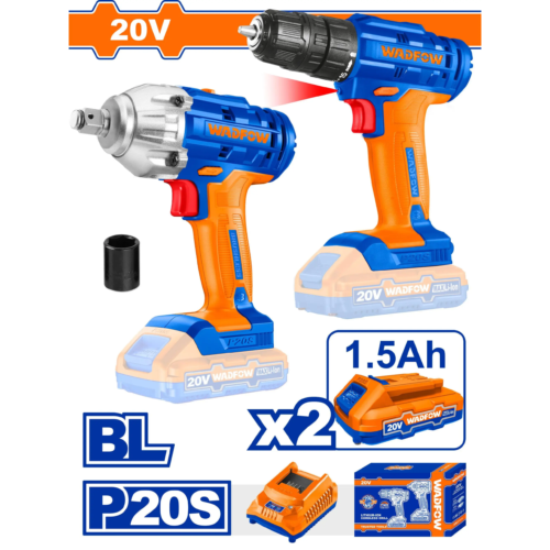 WADFOW Cordless 2 Pcs combo kit WOS240981