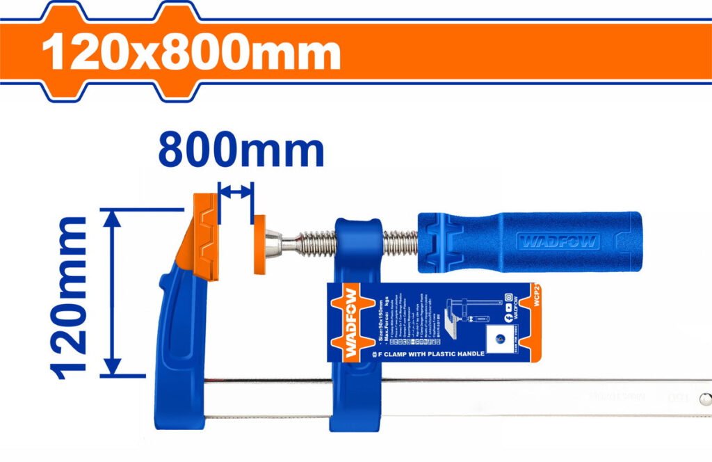 WADFOW F clamp with plastic handle WCP2124