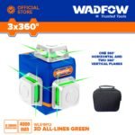 WADFOW 3D Green Beam Self- Leveling Laser Level WLE1M12