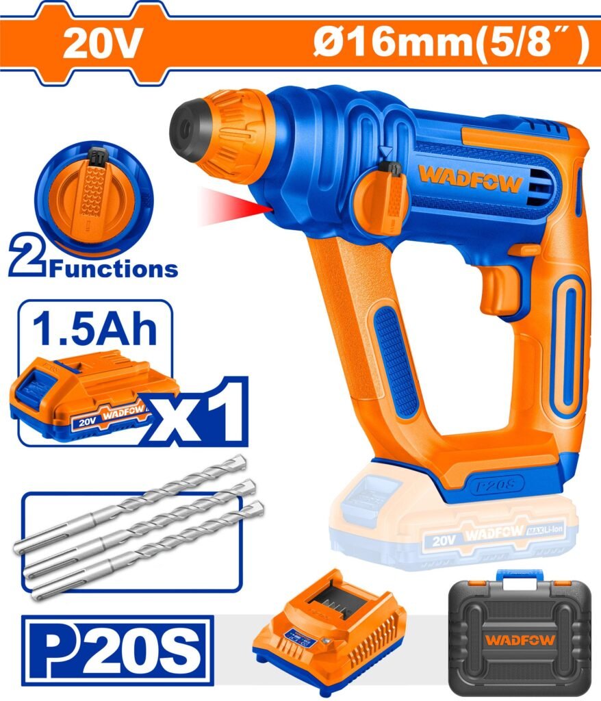 WADFOW Cordless rotary hammer WLM1B161