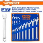 WADFOW 14 Pcs Combination spanner set WSP1M14