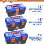 WADFOW 3 Pcs Plastic tool boxes set WTB2103