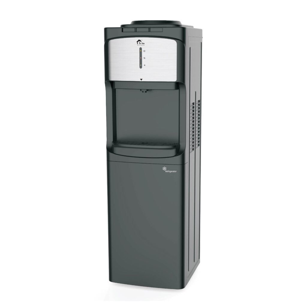 E-Lite EWD-12 Water Dispenser with Refrigerator Black