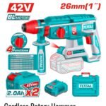 TOTAL 42v Cordless rotary hammer TRHLI422682