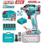 TOTAL 42v Cordless impact wrench TIWLI42461