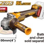INGCO CAGLI21104 Cordless Angle Grinder 20V