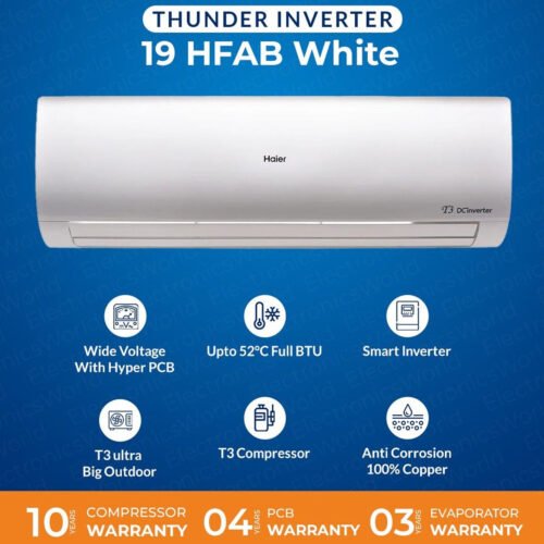 Haier HSU-19HFAB-W T3 Pro Inverter AC 1.5 Ton