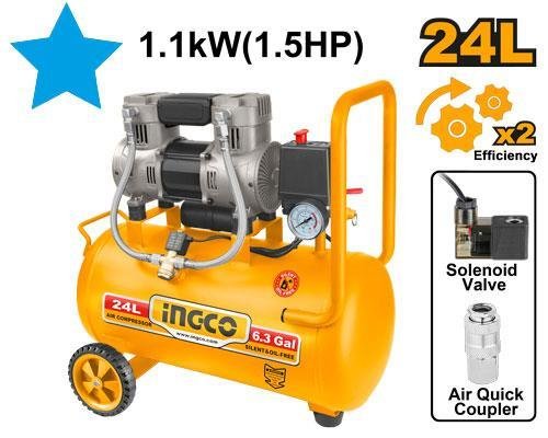 INGCO Air compressor 24L/1100W ACS111242