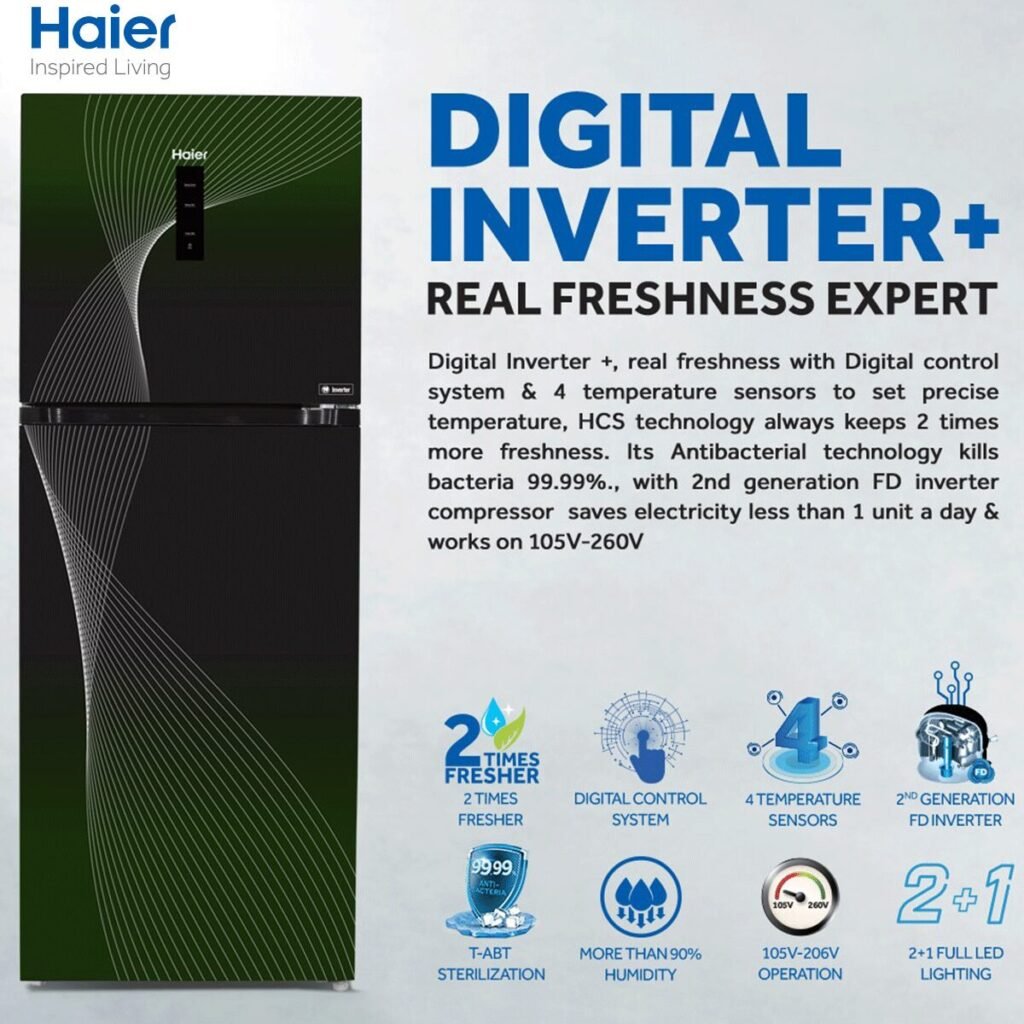 Haier HRF-538IFPA/IFRA/IFGA Digital Inverter Refrigerator 18 CFT