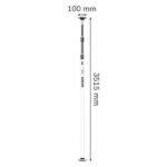 BOSCH Telescopic Pole, 140-350cm, 2.5kg, BT350 Professional