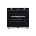 Hanco Pure European Convection Built-in Electric Oven - 75 Liters - Black with Silver