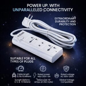 Clopal CP-A303 3 Way Extension Socket