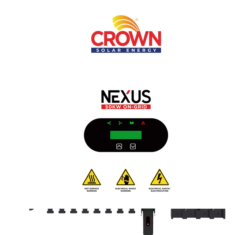 Crown Nexus 50KW On-Grid Solar Inverter (IP66)