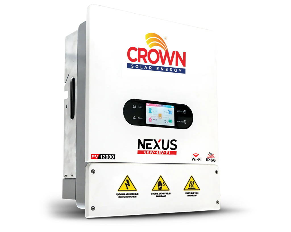 Crown Solar Energy Nexus 6kW Single-Phase Hybrid Inverter (IP66)