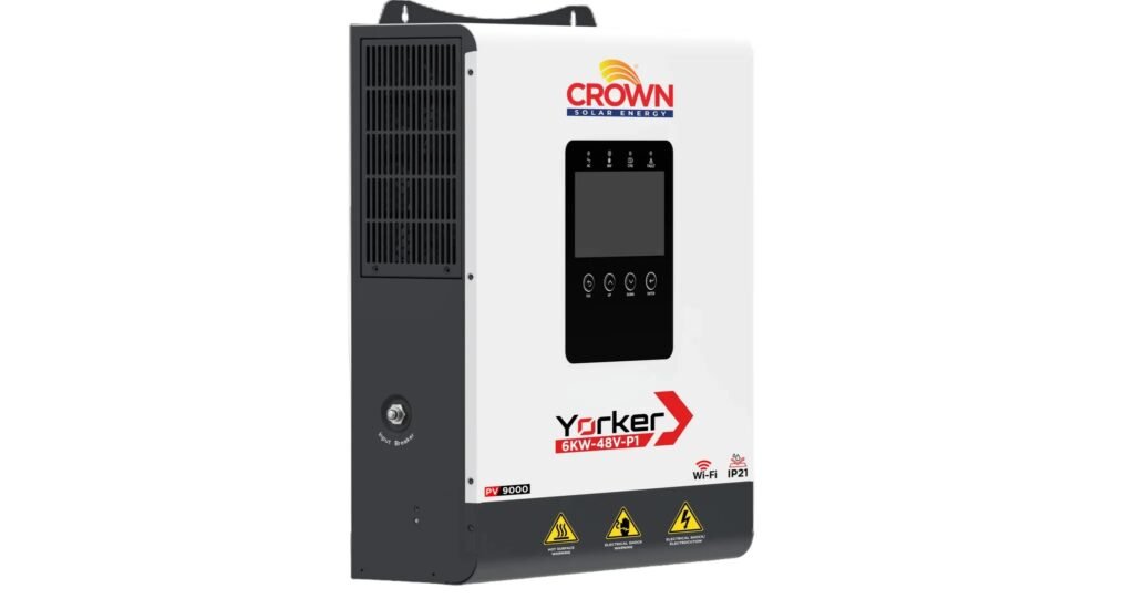 Crown Solar Energy Yorker 6kW Single-Phase Hybrid Inverter (IP21)