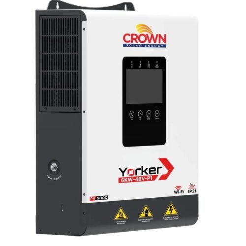 Crown Solar Energy Yorker 6kW Single-Phase Hybrid Inverter (IP21)