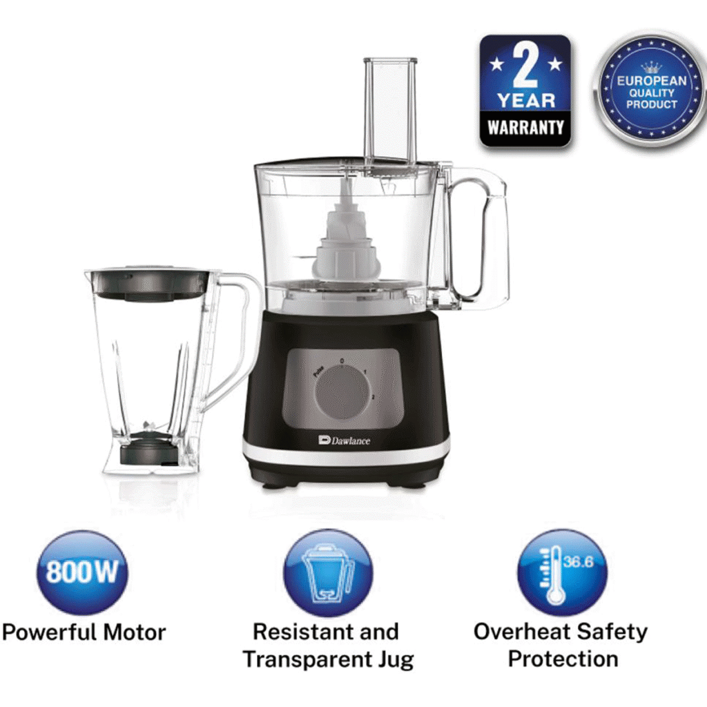 Dawlance DWFP 8270B Food Processor 800W
