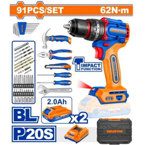 WADFOW 119 Pcs tools set WDT1B119