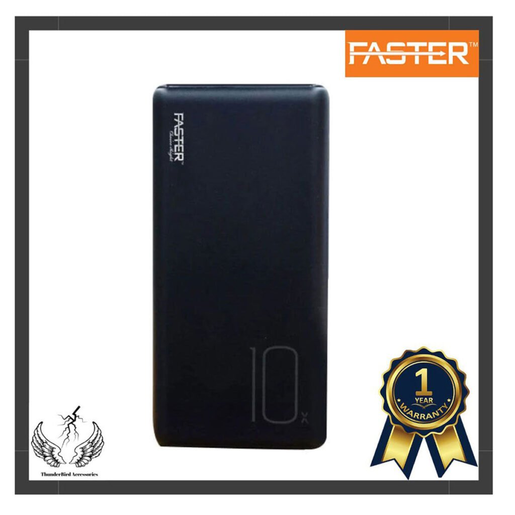 Faster J11 Classic Power Bank - 10000mAh Dual Output