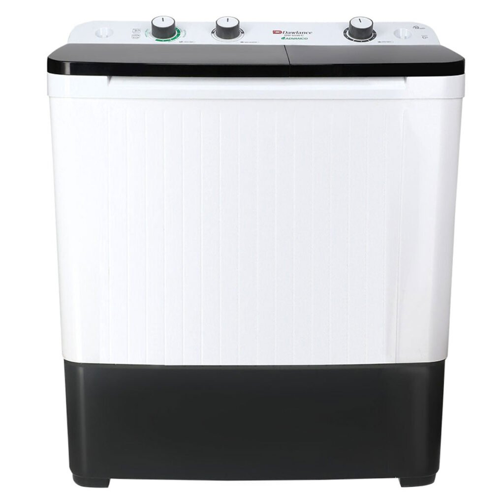 Dawlance DW-6550 Glass Lid Twin Tub Washing Machine 8 kg