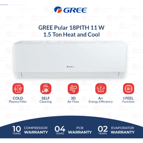 Gree GS-18PITH11W Pular Inverter Split AC 1.5 Ton