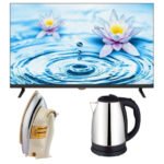 HI-Q 32 Inch F2 Metal Body Android TV With Voice Control Bundle