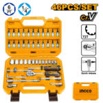 Ingco 46 Pcs 1/4" socket set HKTS14462