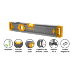 INGCO Spirit level with powerful magnets 40cm HSL68040