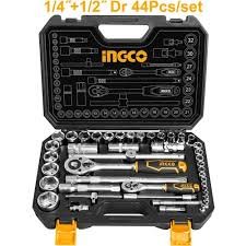 INGCO 44 Pcs 1/4"&1/2" socket set HKTS42441