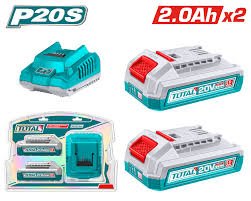TOTAL P20S Lithium-Ion battery and charger kit TFBCPK2212