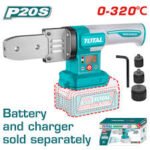 TOTAL Cordless plastic tube welding tools TWTLI2018