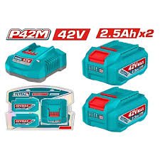 TOTAL 42vLithium-Ion battery and charger kit TFBCPM25221