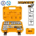 INGCO HKTS12201 20 pcs 1 / 2" Socket Set