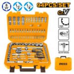 INGCO HKTS42941 94 pcs 1 / 4"&1 / 2" Socket Set