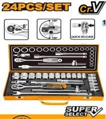 INGCO 24 Pcs 1/2" socket set HKTS12242