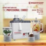 Westpoint Official 4 in 1 Deluxe Juicer, Blender and Dry Mill WF-8814