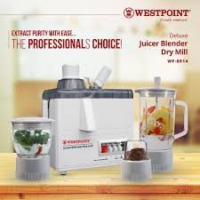Westpoint Official 4 in 1 Deluxe Juicer, Blender and Dry Mill WF-8814