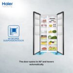 Haier HRF-622IBG Side by Side Inverter Glass Door Refrigerator 22 CFT