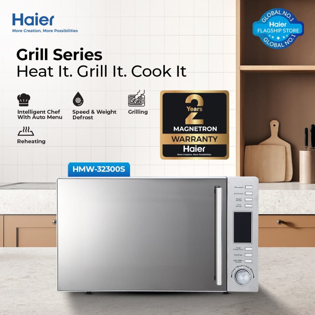 Haier HMW-32300S Grill Microwave Oven 32 Liters