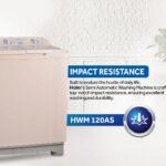 Haier HWM-120-AS Semi Automatic Washing Machine 12 kg