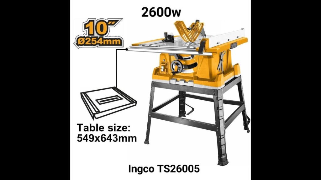INGCO Table saw 2600w TS26005