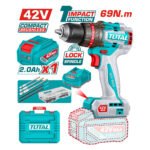 TOTAL 42v Compact Brushless Cordless Impact Drill TIDLI426981