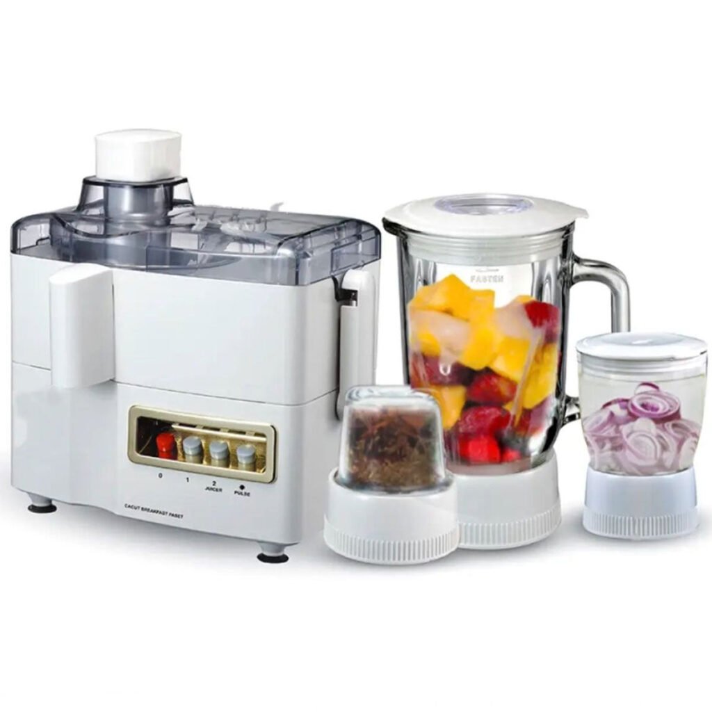 National Romex 4 in 1 Juicer Blender Grinder with Dry Mill