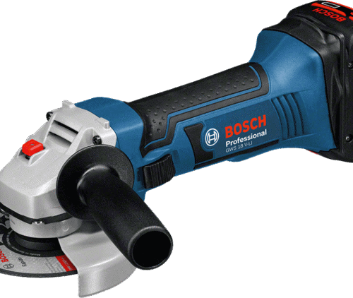 BOSCH Cordless Angle Grinder, 115mm, 18V, Extra Battery Included, GWS18V-LI Professional