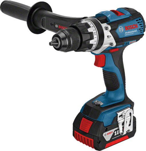 BOSCH Cordless Percussion Driver Drill, 18.0V, Li-ion, Extra Battery Included, GSB18VE-EC Professional