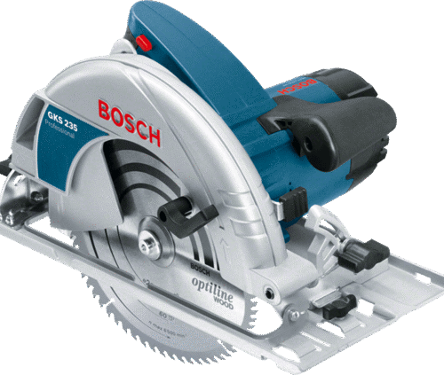 BOSCH Hand-Held Circular Saw, 235mm, 2100W GKS235 Professional