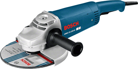 BOSCH Angle Grinder, 9__, 230mm, 2600W, C.Limiter, S.Start, Restart Prot.,Vib. Cont.