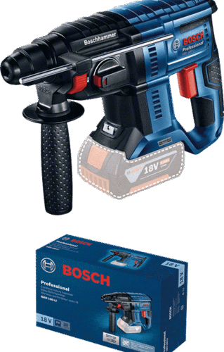 o330617v54_o330617v12FullExecution_GBH180-Li_0611911120.png BOSCH Cordless Rotary Hammer, 18.0V, Li-ion, Extra Battery Included, GBH180-LI Professional