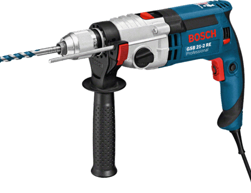 BOSCH Hammer/Impact Drill, 1100W, Rotation Control Clutch (110V), GSB21-2RE-110V Professional