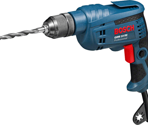 BOSCH Drill, 450W, Keyless Chuck, GBM10RE Professional